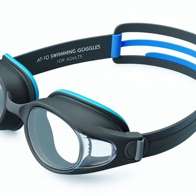 Anti Fog Swimming Goggles for Adults with Silicone Gasket