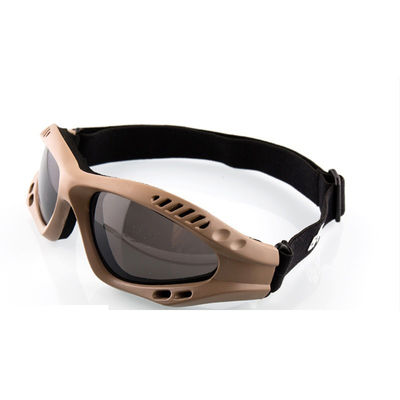 Fashionable Military Tactical Goggles , Unisex Tactical Safety Goggles