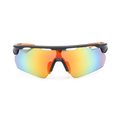 Cycling Custom Polarized Sport Sunglasses Impact Resistant For Men Women