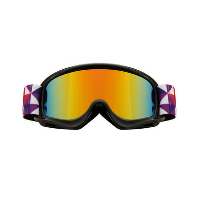 Colorful Plain Anti Fog Wind Proof Snow Ski Goggles For Kids